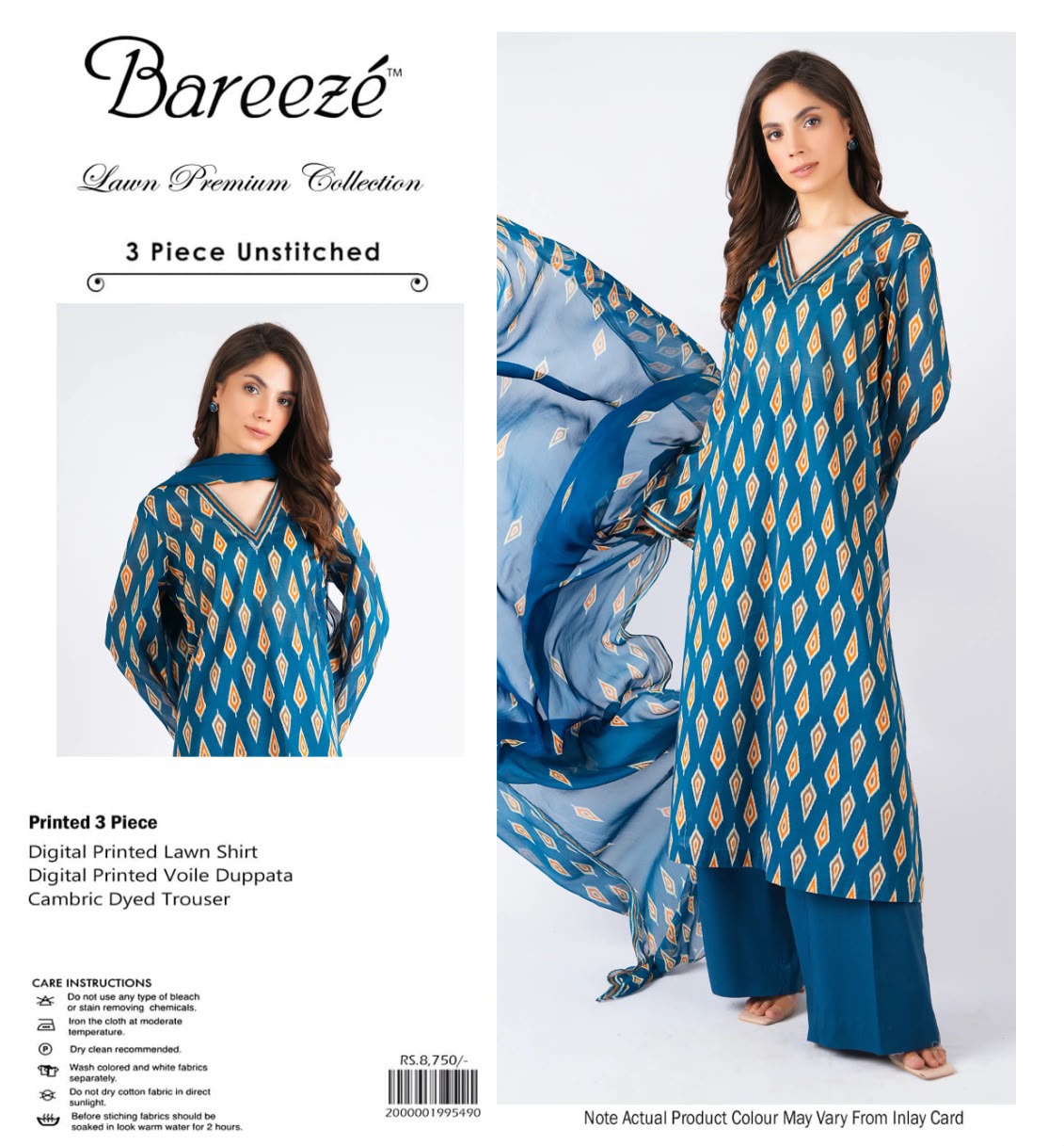 BAREEZE PRINT 3PEC
