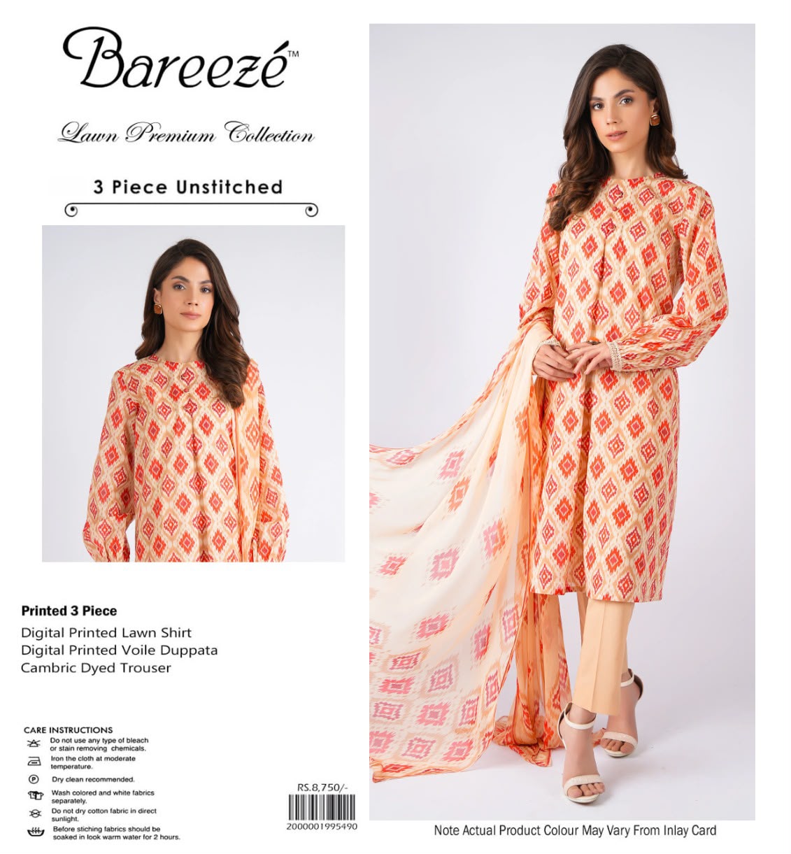 BAREEZE PRINT 3PEC