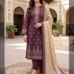 Momina lawn 3 pec